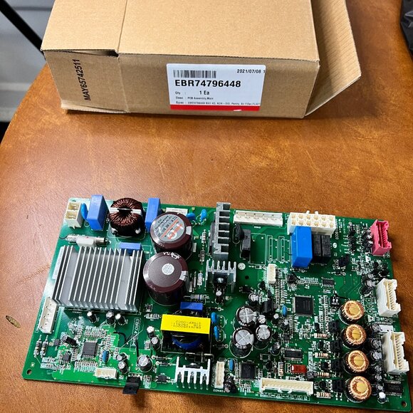 LG Refrigerator Control‎ Board Main PCB EBR74796448 OEM - Picture 1 of 12
